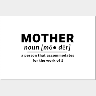 Mother Noun Definition Person Work Define Posters and Art